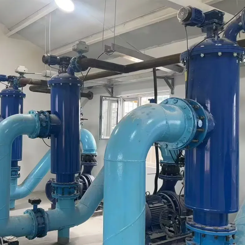 Filtração de água de resfriamento do edifício