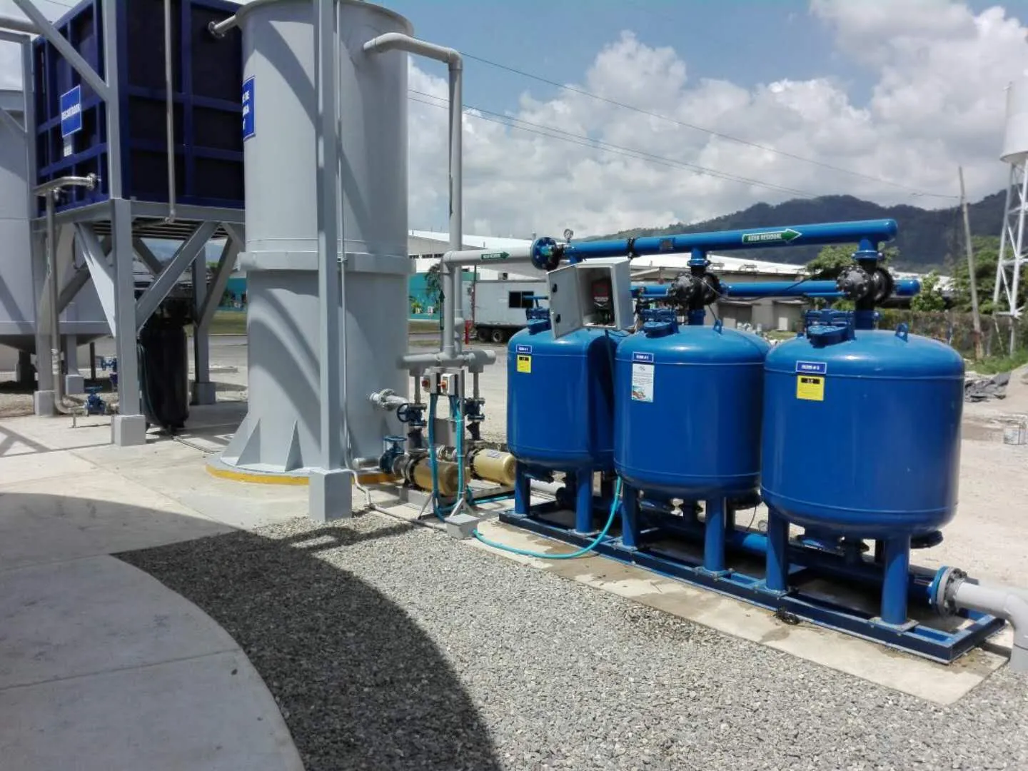 Suécia, projeto de tratamento de água de engenharia de construção