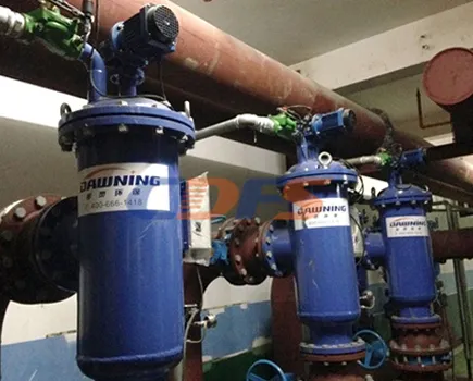 Filtração de água de resfriamento do edifício